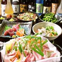 大人気の鉄板料理付きコース